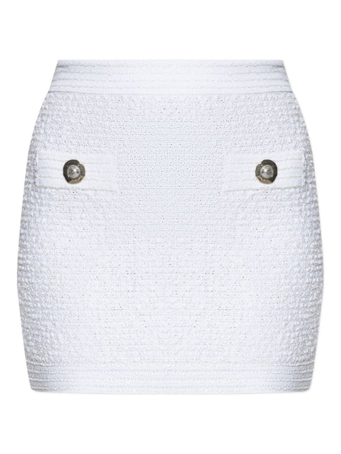 Balmain Tweed Mini Skirt
