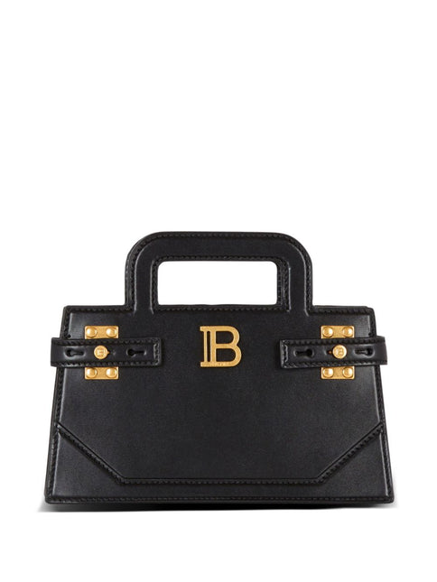Balmain B-Buzz small leather handbag
