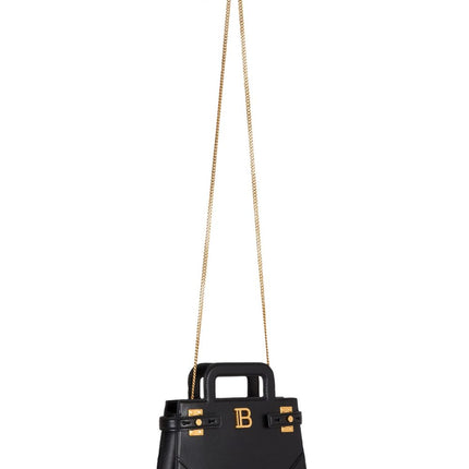 Balmain B-Buzz small leather handbag