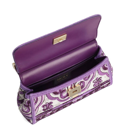 Dolce & Gabbana Small Sicily handbag with Maiolica embroidery
