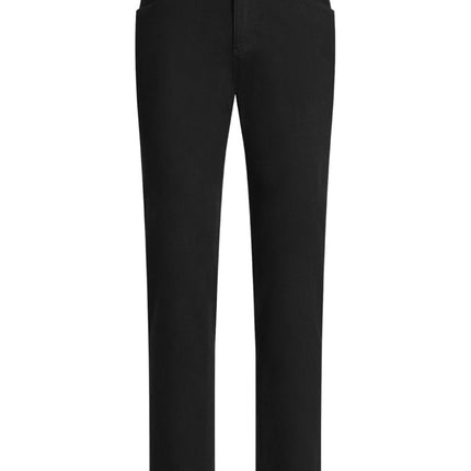 Dolce & Gabbana five pockets logo plaque Denim cotton jeans