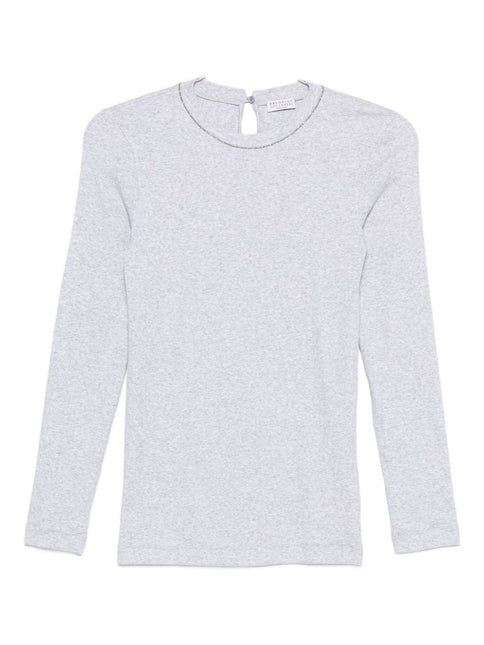 Brunello Cucinelli Sweaters Grey