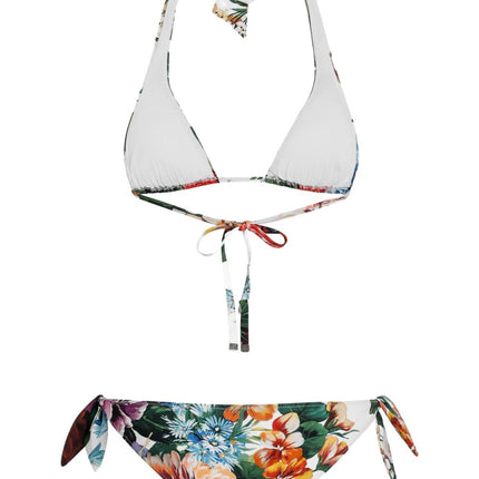 Dolce & Gabbana Flower print bikini set