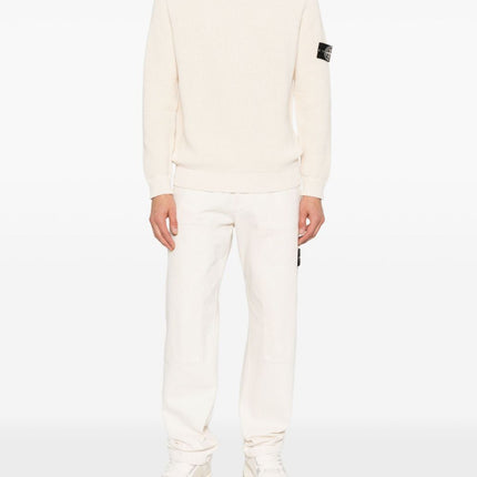 Stone Island Sweaters Ivory