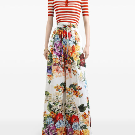 Dolce & Gabbana Striped Polo Top