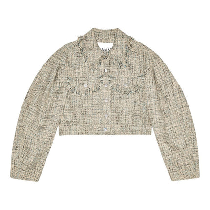 GANNI Jackets Beige