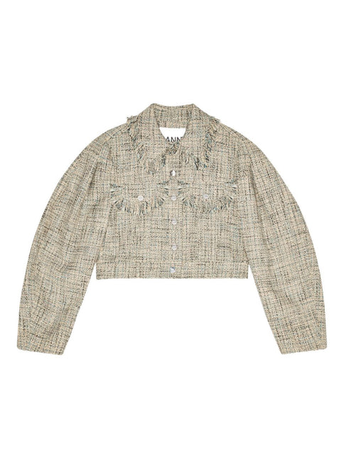 GANNI Jackets Beige