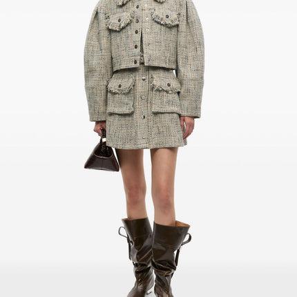 GANNI Jackets Beige