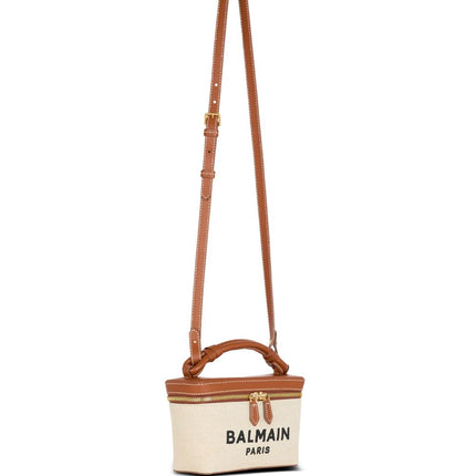 Balmain B-Army canvas vanity case