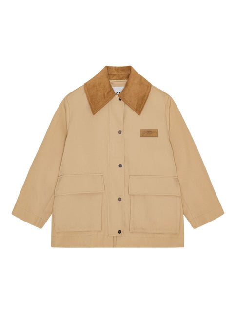 GANNI Jackets Beige