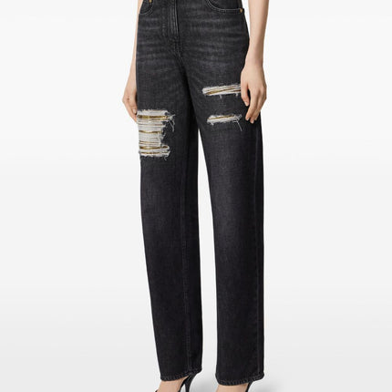 Versace Metal Mesh Regular-Fit Jeans