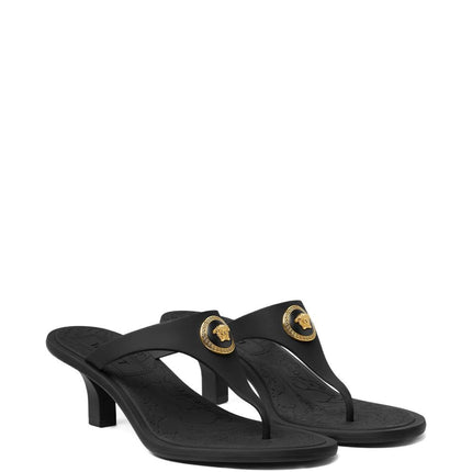 Versace Alia 55mm rubber flip-flop sandals