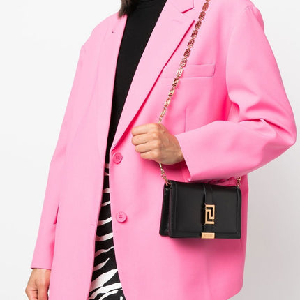 Versace Greca Goddess mini leather crossbody bag