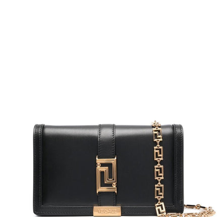 Versace Greca Goddess mini leather crossbody bag