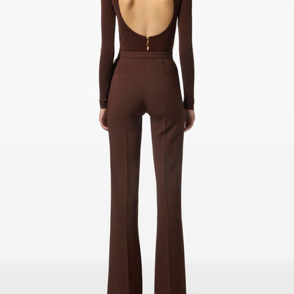 Elisabetta Franchi Trousers Brown