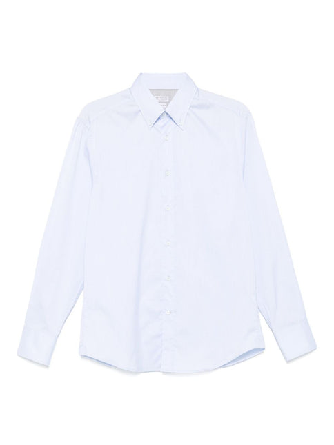 Brunello Cucinelli Shirts Clear Blue