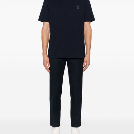 Brunello Cucinelli T-shirts and Polos Blue