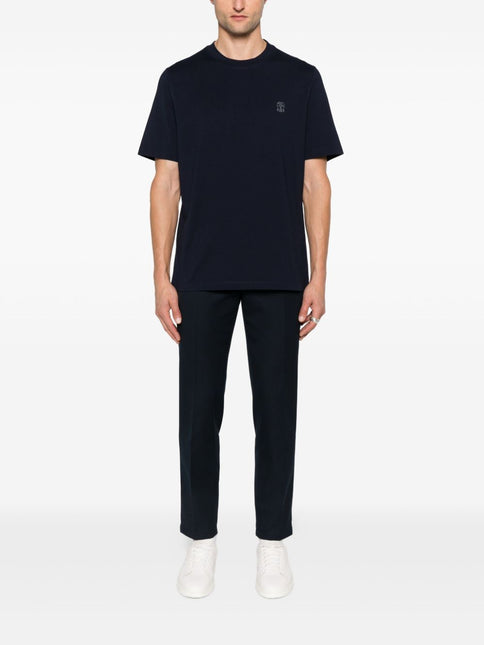 Brunello Cucinelli T-shirts and Polos Blue