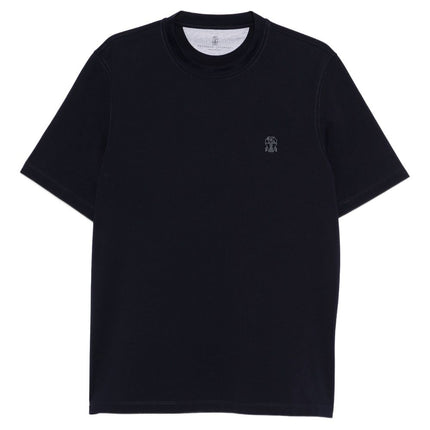 Brunello Cucinelli T-shirts and Polos Blue