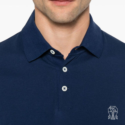 Brunello Cucinelli T-shirts and Polos Blue