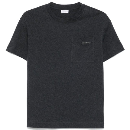 Brunello Cucinelli T-shirts and Polos Grey