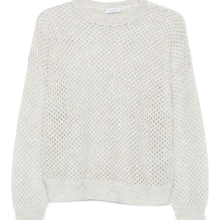 Brunello Cucinelli Sweaters Grey