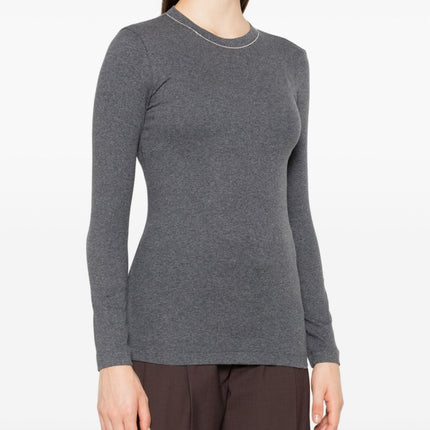 Brunello Cucinelli T-shirts and Polos Grey