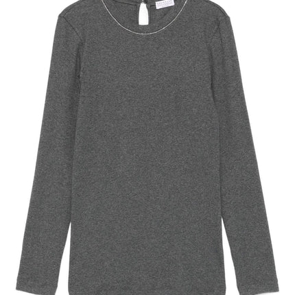 Brunello Cucinelli T-shirts and Polos Grey