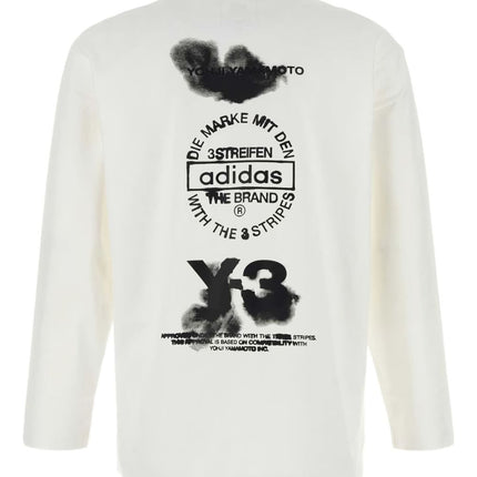 Y-3 T-shirts and Polos White