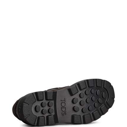 Tod's leather boat shoes