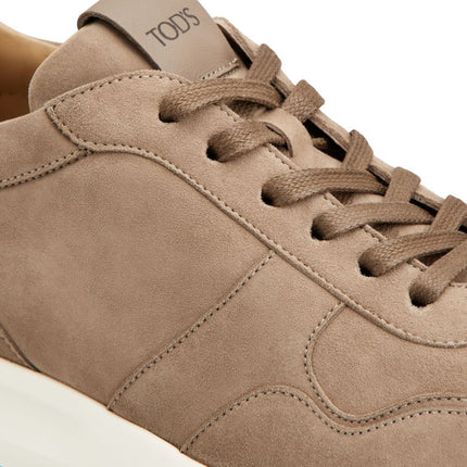 Tod's Red Dot Pashmy Suede Sneakers