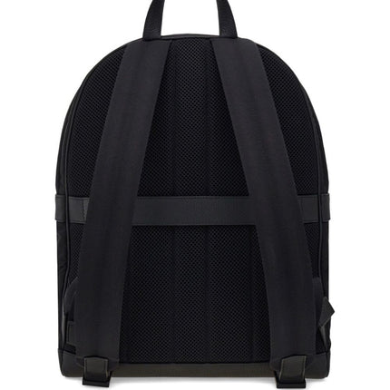 Ferragamo Men's Black Twins Nylon Backpack