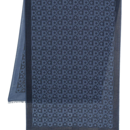 Ferragamo Printed wool scarf