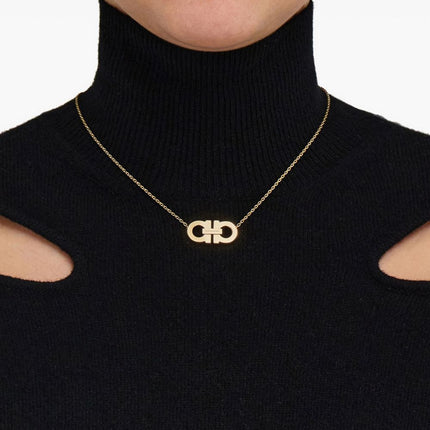 Ferragamo Gancini Pendant Necklace