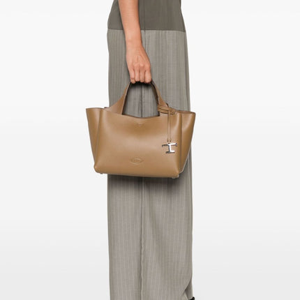 Tod's leather T-detail tote bag