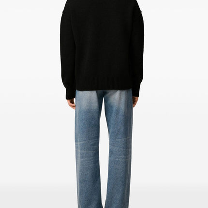 Ami Paris Sweaters Black