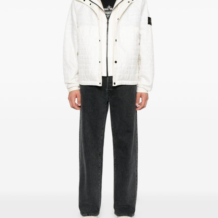 Stone Island Coats Ivory