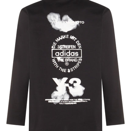 Y-3 T-shirts and Polos Black