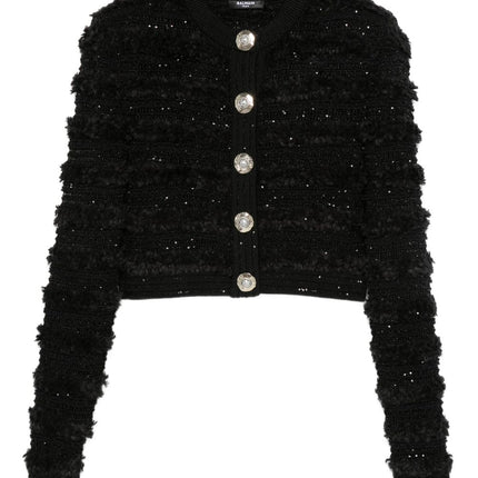 Balmain Sequin-embellished cardigan