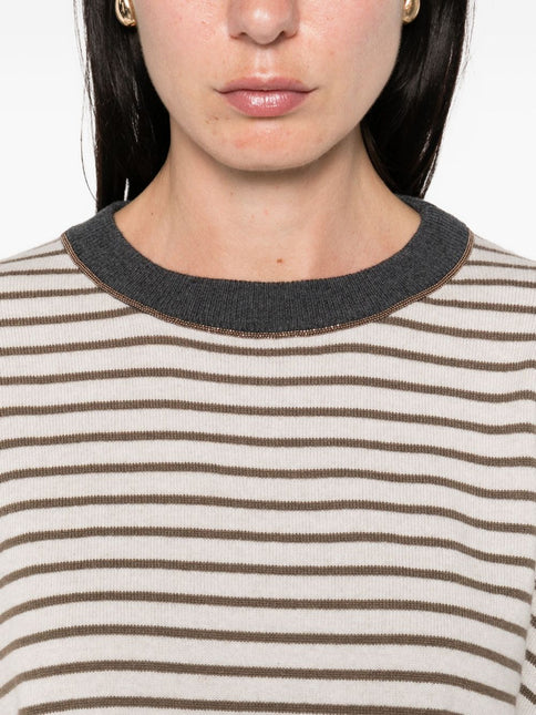 Brunello Cucinelli Sweaters Ivory
