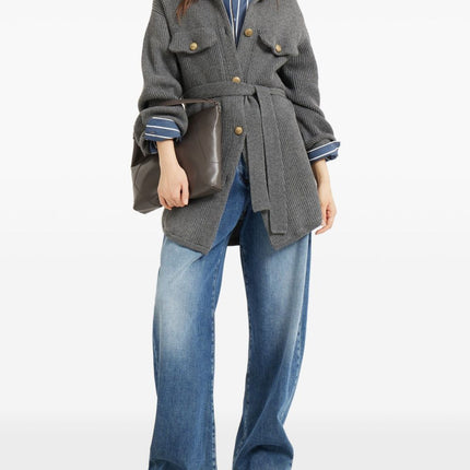 Brunello Cucinelli Sweaters Grey