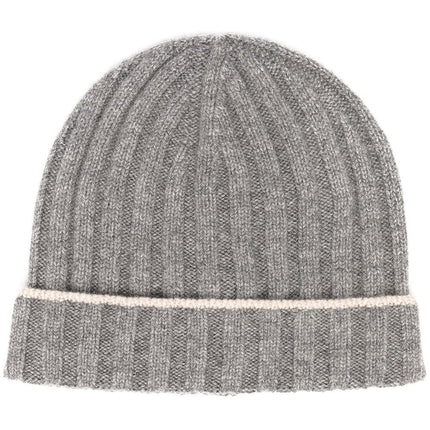 Brunello Cucinelli Cashmere two-tone beanie