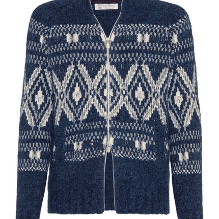 Brunello Cucinelli Sweaters Blue
