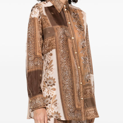 Zimmermann Shirts Brown