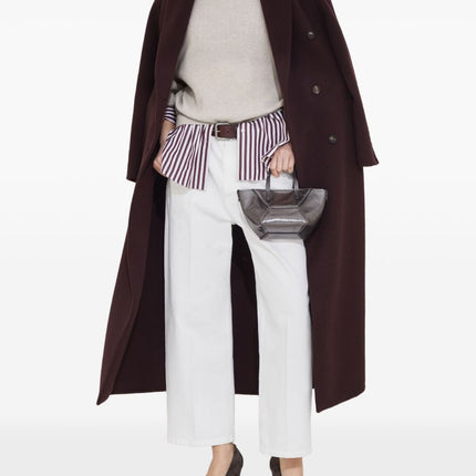 Brunello Cucinelli Coats Bordeaux