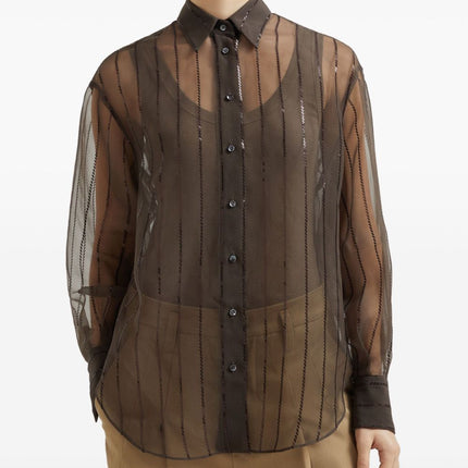 Brunello Cucinelli Shirts Brown