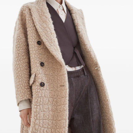 Brunello Cucinelli Coats Camel