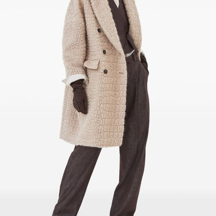 Brunello Cucinelli Coats Camel