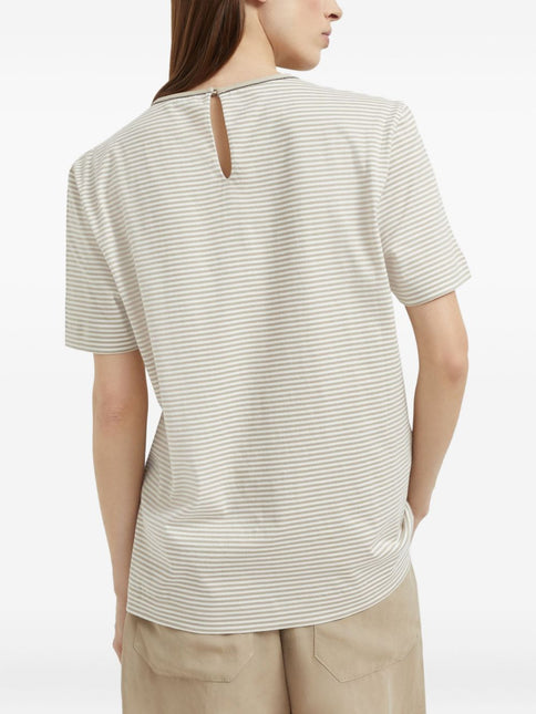 Brunello Cucinelli T-shirts and Polos Beige