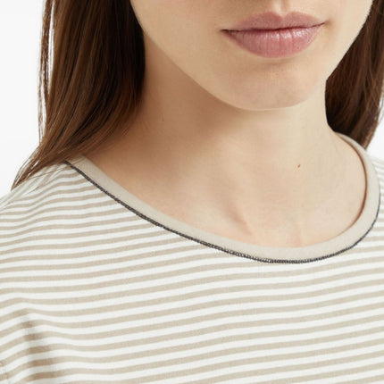 Brunello Cucinelli T-shirts and Polos Beige